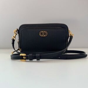 CHRISTIAN DIOR Caro Double Crossbody Pouch